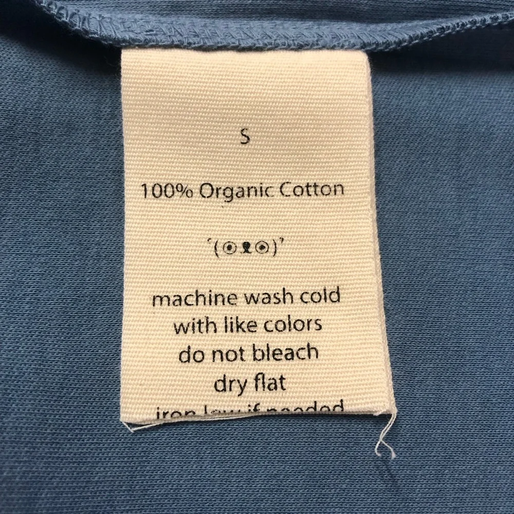 New Lot of 5 t-shirts. Organic Cotton Blue Kids Short Sleeve Tee. Youth Small. - Picture 3 of 8